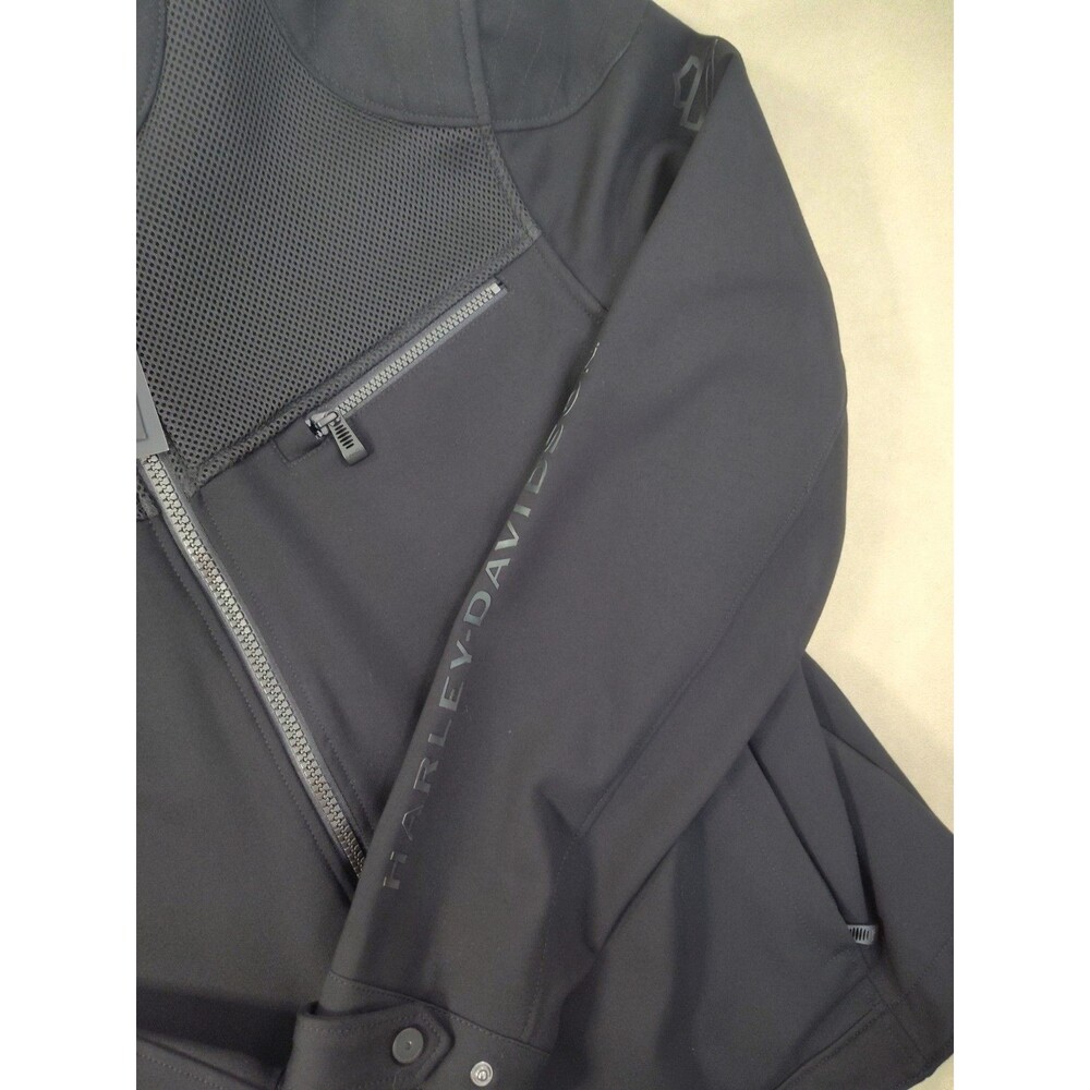 NWT 2XL Harley Davidson Mens Moto Biker Mesh Jacket 98419-19VM Obsolete DS Slim - Picture 4 of 15